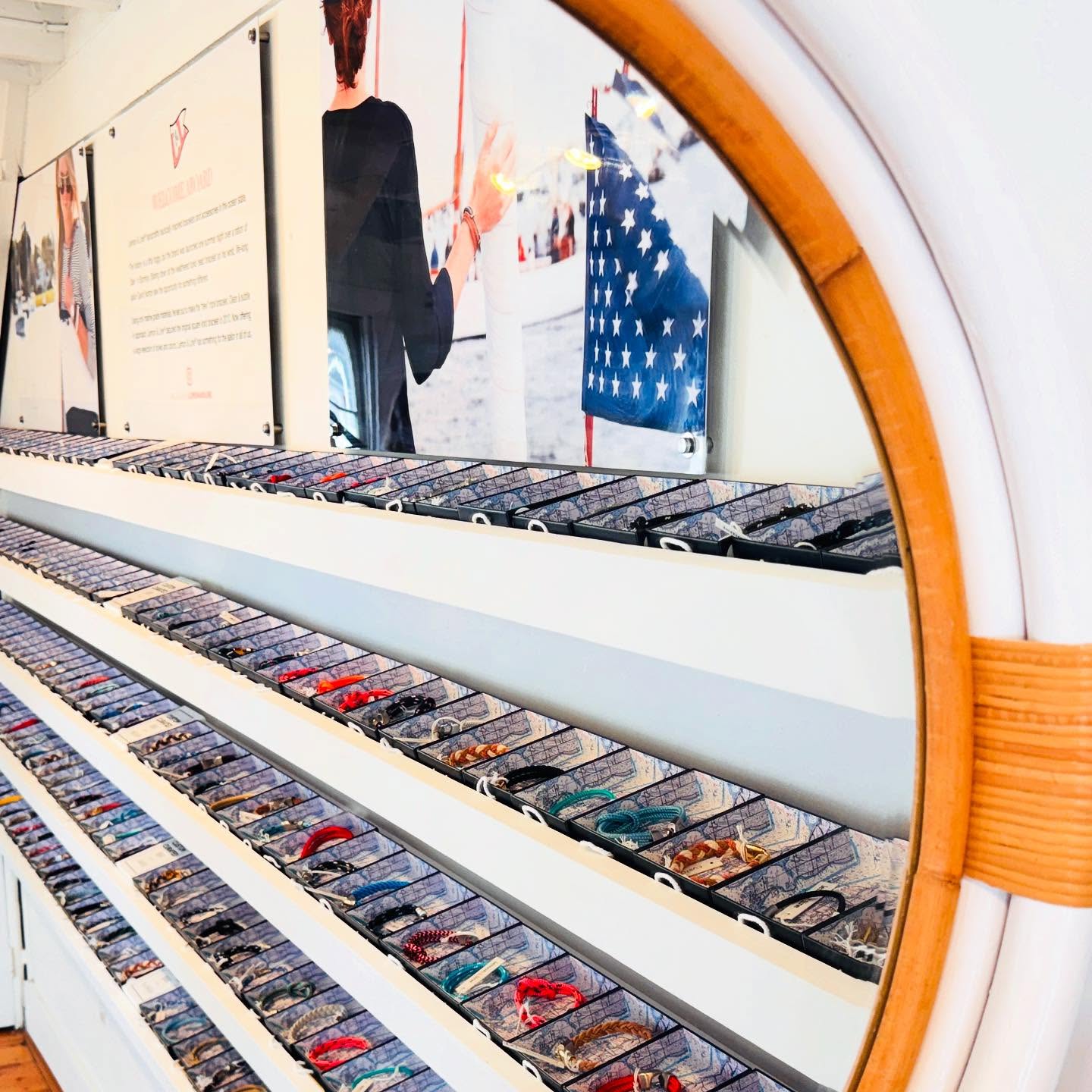Instagram post with the caption: The curated selection at our shop on Nantucket is 🔥stop by &amp...